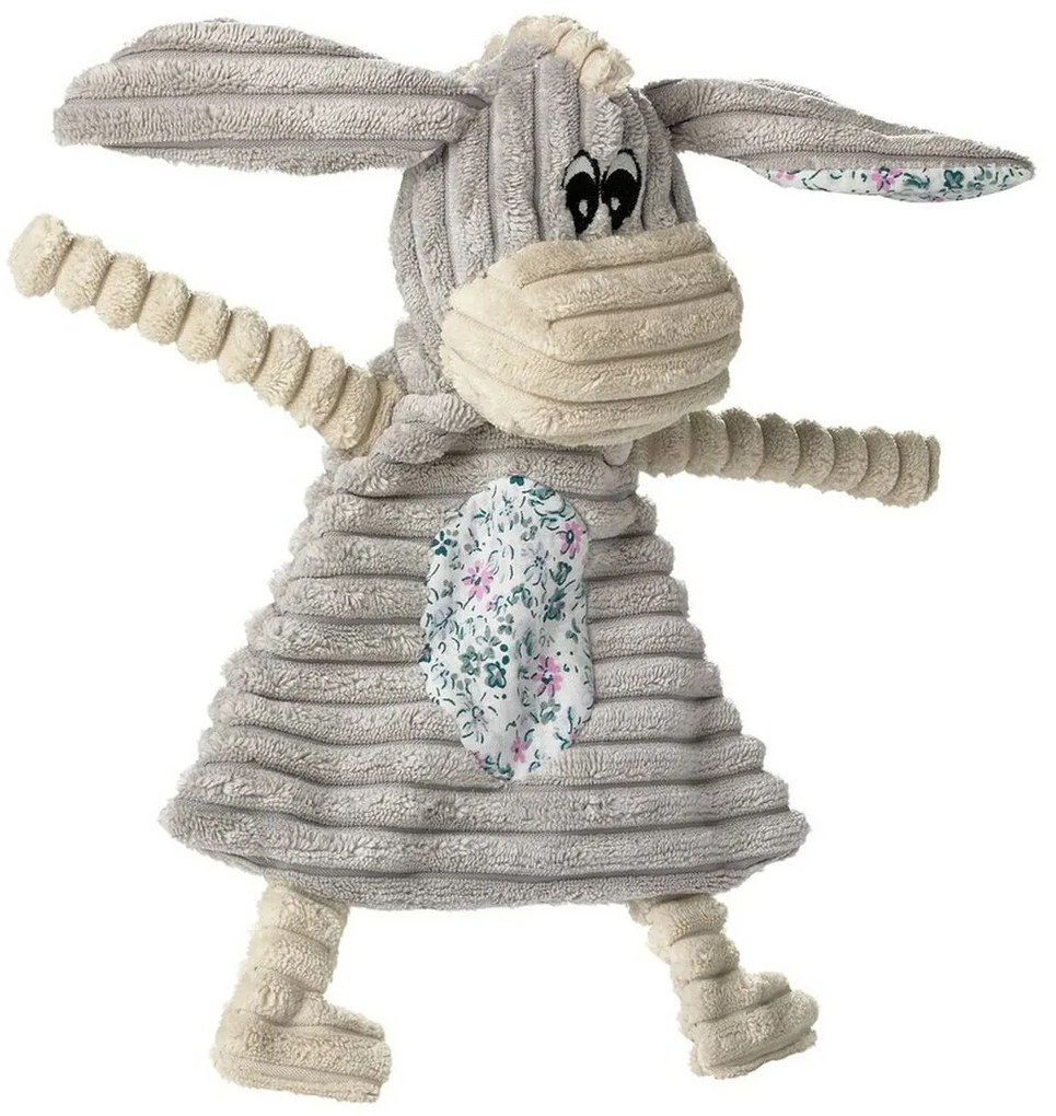 Βελούδινο Ζωάκι για Σκύλους Hunter Huggly Γκρι βαμβάκι Γάιδαρος