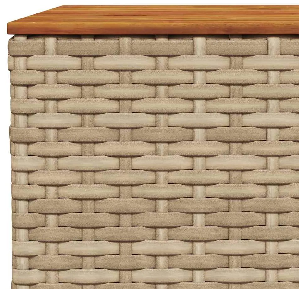 vidaXL Σαλόνι Κήπου Σετ 11 τεμ. Μπεζ Συνθετικό Ρατάν με Μαξιλάρια