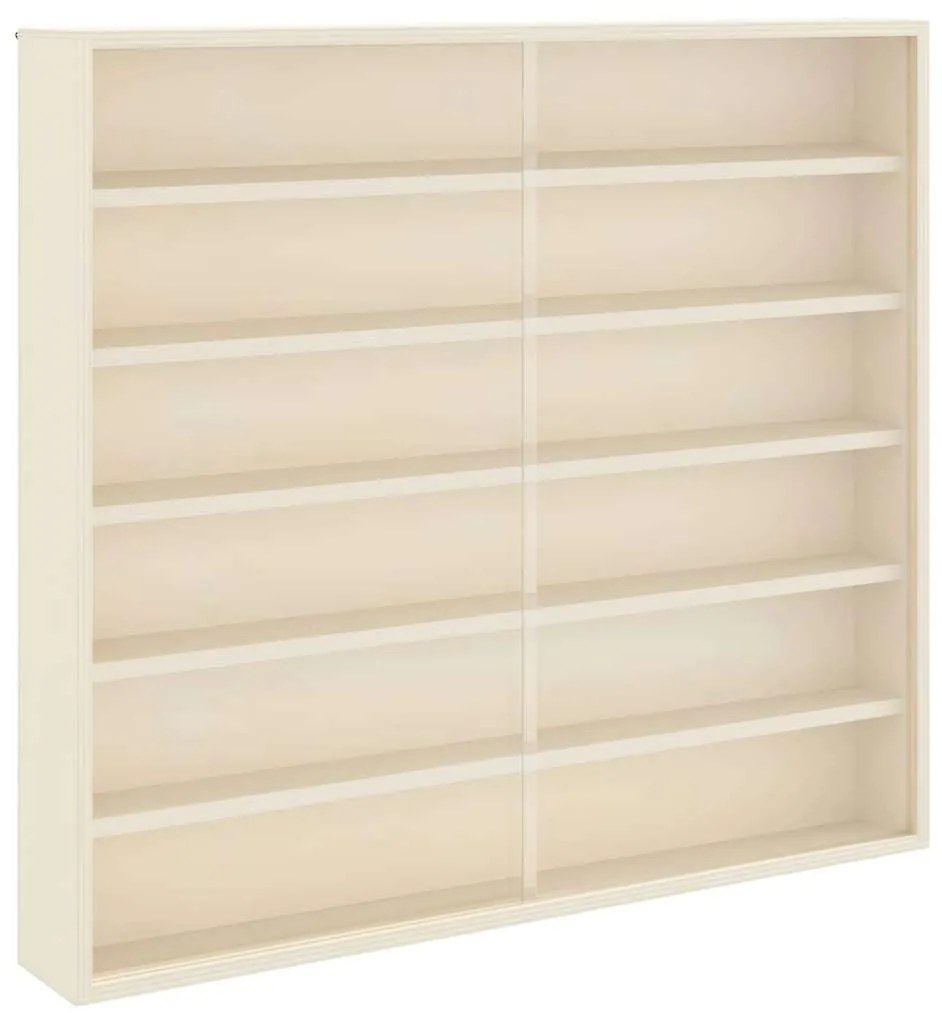 vidaXL Ξύλινη βιτρίνα συλλεκτών Καφέ 60 x 8,5 x 54 εκ. Κόντρα πλακέ