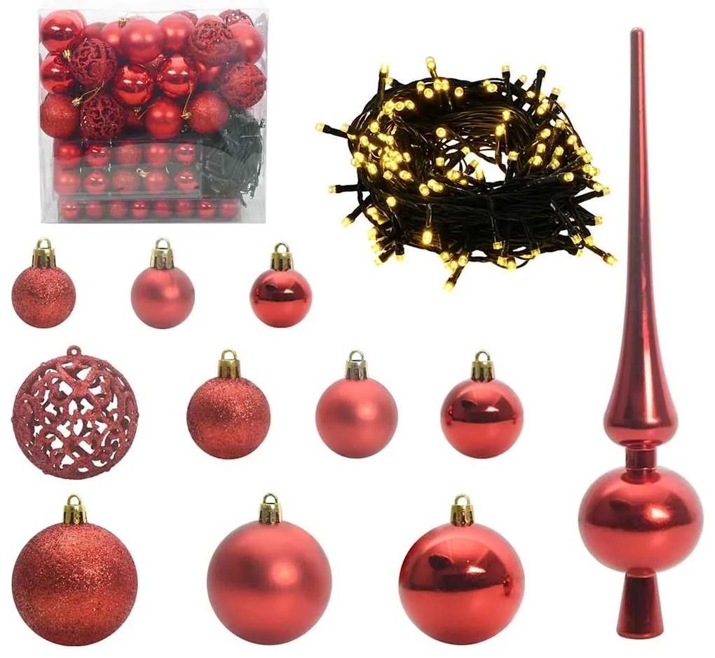 vidaXL Τεχνητό Δέντρο Χριστουγέννων με μέρη που αναδιπλώνονται και χιονάκι