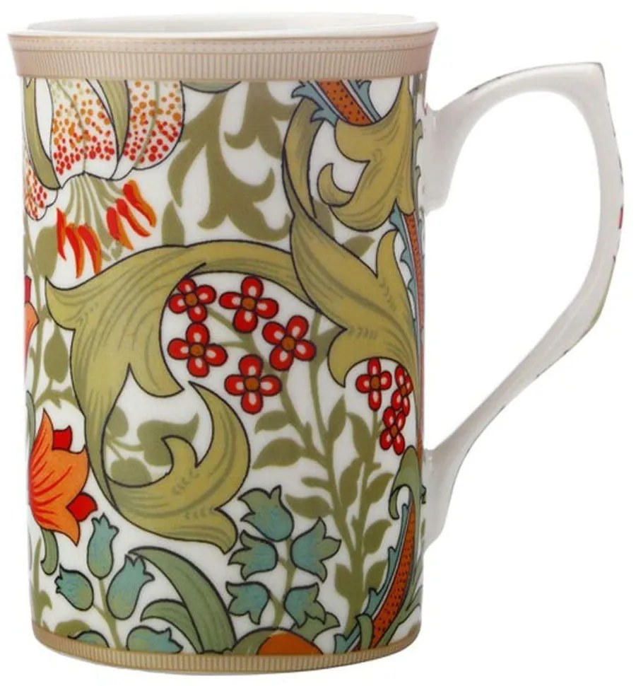 Κούπα Golden Lily William Morris DX0855 300ml Multi Casa Domani Πορσελάνη