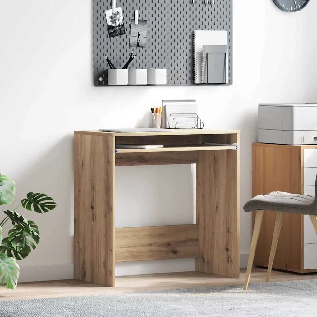 vidaXL Γραφείο artisan δρυς 77,5 x 43 x 79 εκ Επεξεργασμένο ξύλο