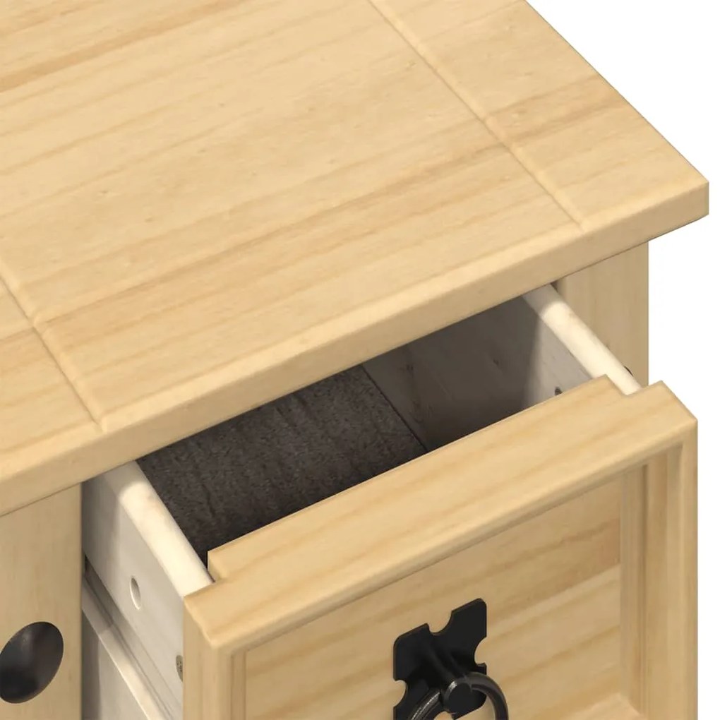 vidaXL Βάση Φυτών Corona 30 x 30 x 73 εκ. από Μασίφ Ξύλο Πεύκου