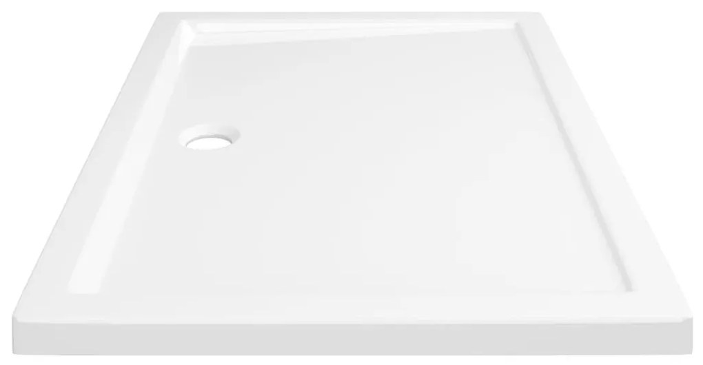 Βάση Ντουζιέρας Ορθογώνια Λευκή 70 x 100 εκ. από ABS - Λευκό