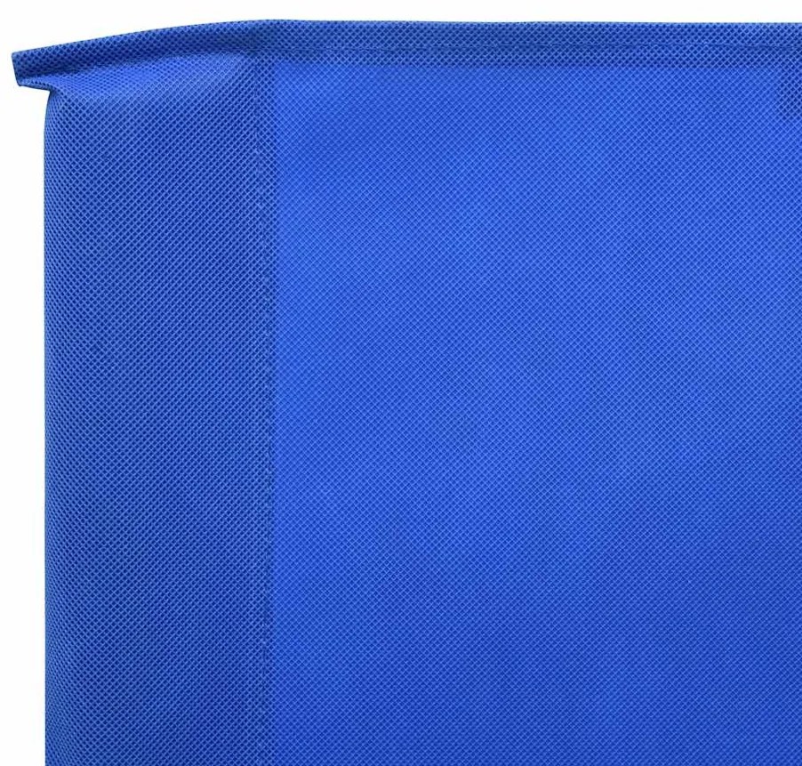 vidaXL Προστατευτικό Αέρα με 9 Πάνελ Αζούρ Μπλε 1200x120 εκ Υφασμάτινο