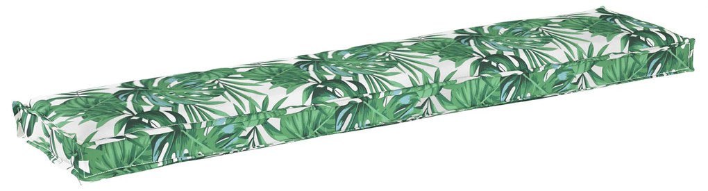 vidaXL Μαξιλάρι παλέτας Μοτίβο φύλλων 180 x 40 x 8 εκ. Ύφασμα Oxford