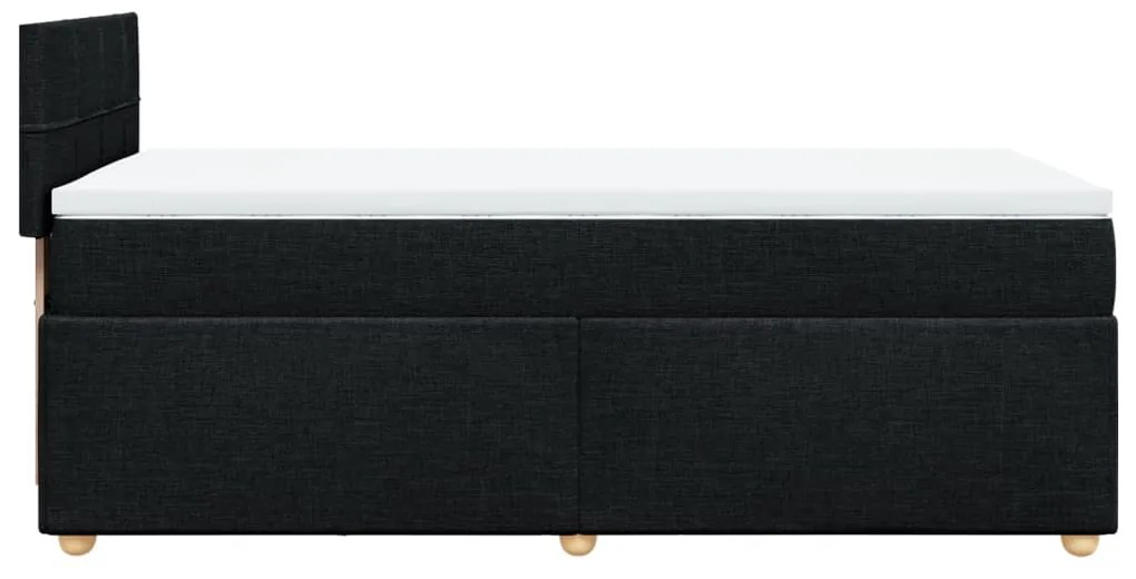 ΚΡΕΒΑΤΙ BOXSPRING ΜΕ ΣΤΡΩΜΑ ΜΑΥΡΟ 100 X 200 ΕΚ. ΥΦΑΣΜΑΤΙΝΟ 3286593