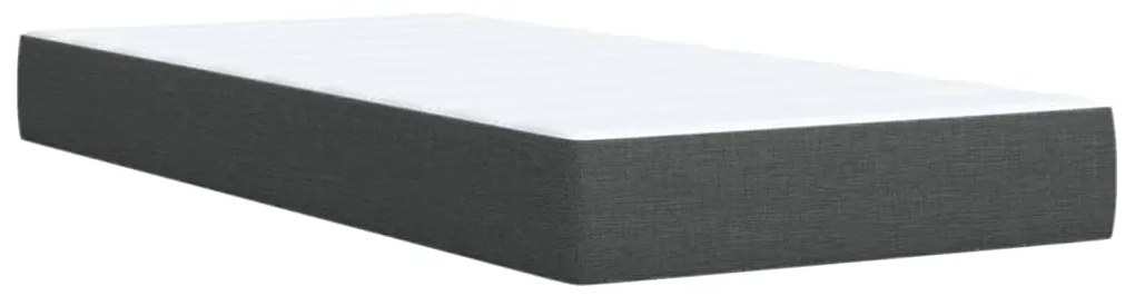 ΚΡΕΒΑΤΙ BOXSPRING ΜΕ ΣΤΡΩΜΑ ΣΚΟΥΡΟ ΓΚΡΙ 100X200 ΕΚ. ΥΦΑΣΜΑΤΙΝΟ 3291573