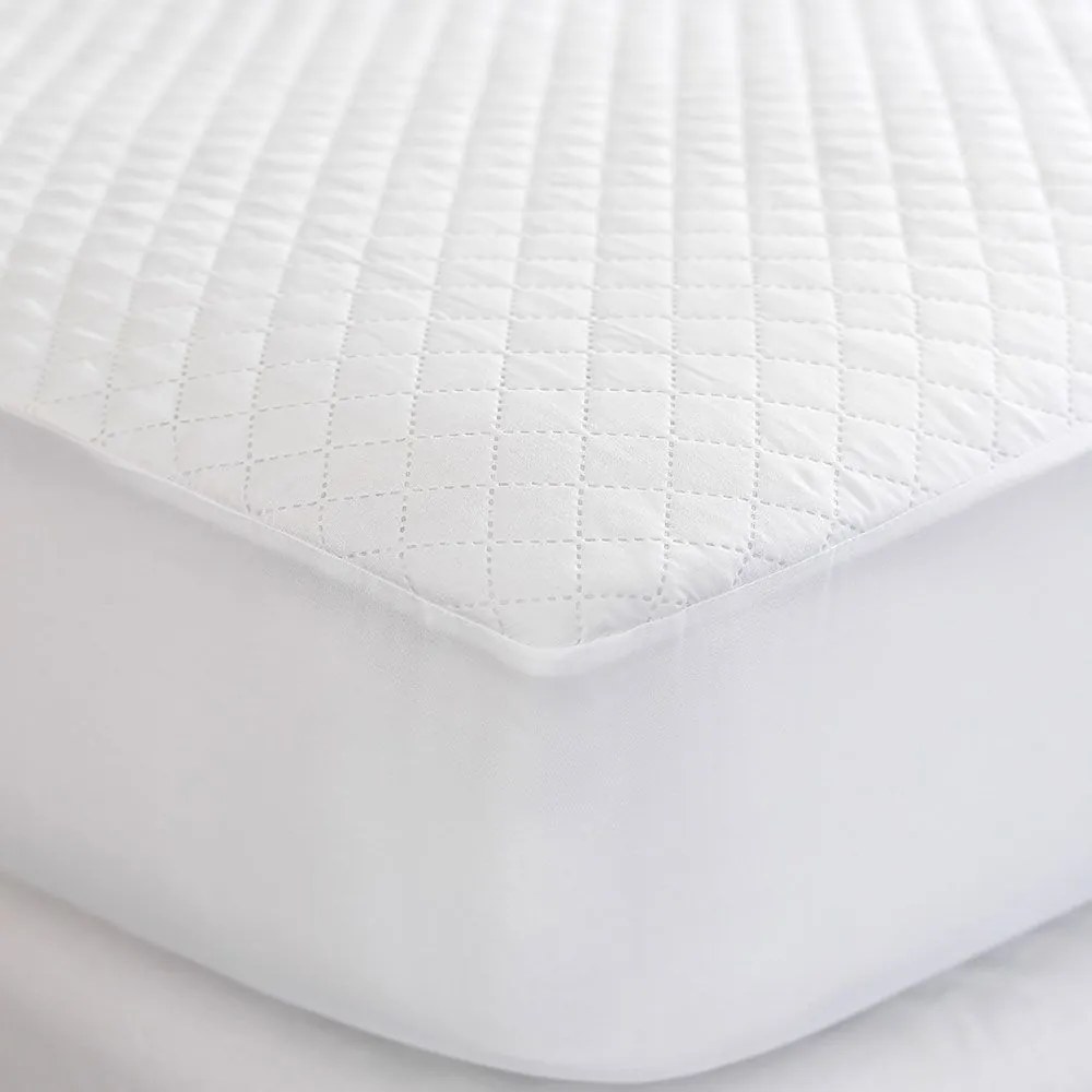 Κάλυμμα Στρώματος Comfort Quilted-Waterproof White Palamaiki Διπλό 150x235cm 100% Cotton