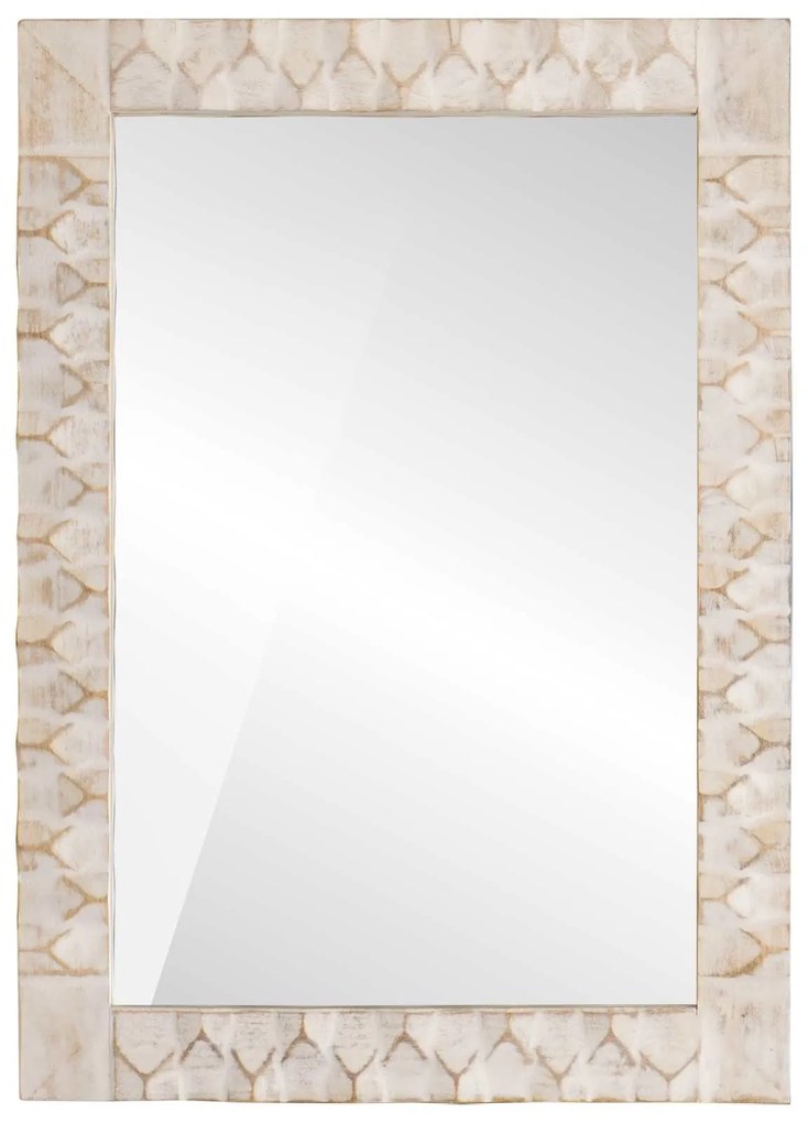 vidaXL Καθρέφτης Μπάνιου Λευκό Φινίρισμα Καθαρισμού 50 x 70 x 2,5 εκ