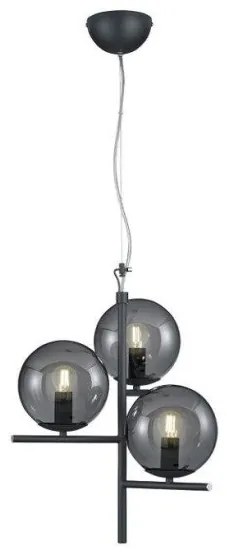 Κρεμαστό Φωτιστικό Οροφής PURE σε 2 χρώματα Trio Lighting-302000342-Φιμέ/Smoke 302000342