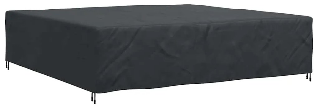 vidaXL Κάλυμμα επίπλων Μονόχρωμο Μαύρο 300 x 300 x 70 cm 600D