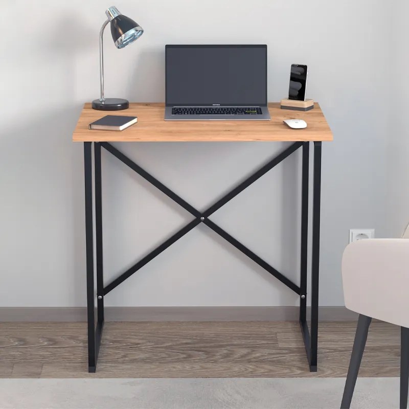 ΓΡΑΦΕΙΟ ΕΡΓΑΣΙΑΣ VERNE MEGAPAP ΧΡΩΜΑ PINE OAK 75X52X73,8ΕΚ.