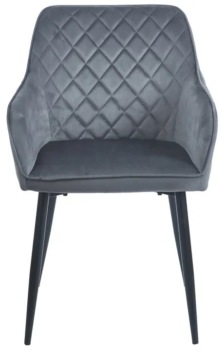 SIENA GREY VELVET ΥΦΑΣΜΑ ΠΟΛΥΘΡΟΝΑ ΜΕΤΑΛΛΙΚΗ
