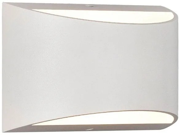 V-TAC Eπιτοίχιο Φωτιστικό LED 10W 230V 120° 1280lm IP54 Up-Down Άσπρο Σώμα Φυσικό Λευκό 218683