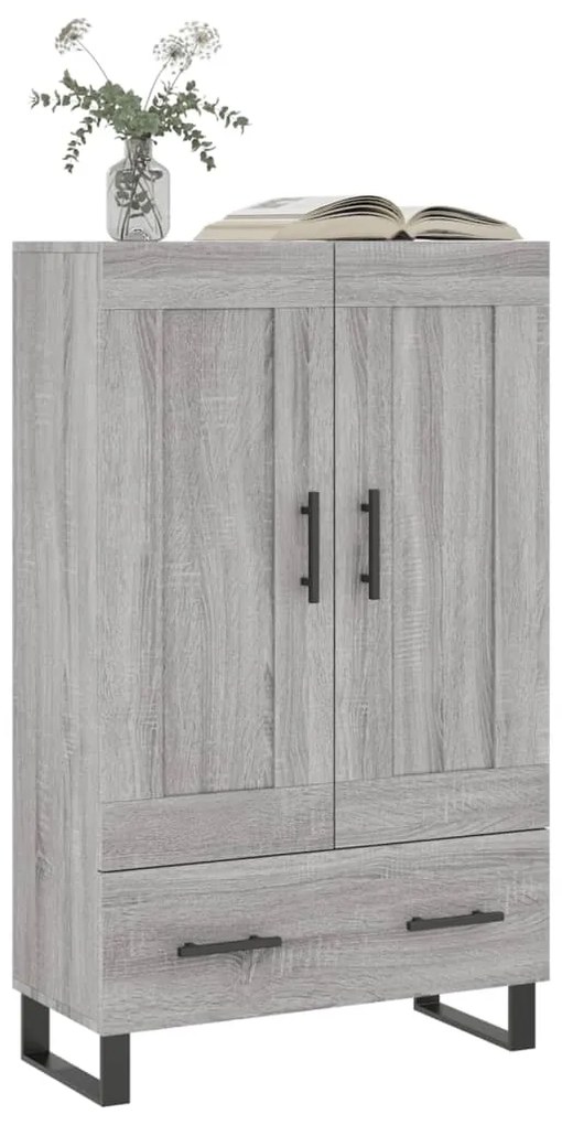 vidaXL Ντουλάπα Γκρι Sonoma 69,5 x 31 x 115 εκ. από Επεξεργασμένο Ξύλο