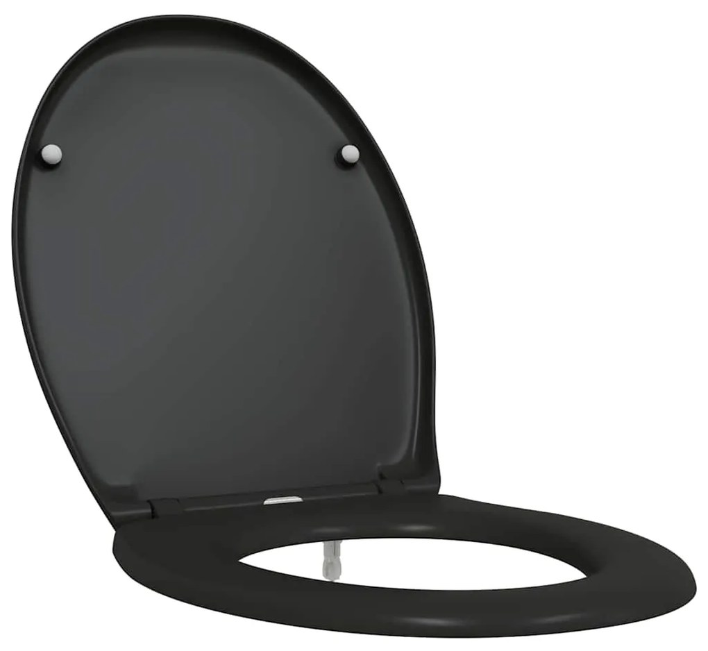 vidaXL Λεκάνη Μαύρο 44,8 x 37,3 x 4,2 εκ Δυροπλάστ