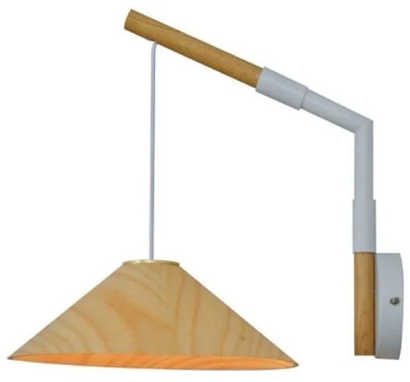 Φωτιστικό Τοίχου - Απλίκα MQ13W130NW 1Χ GX53 30Χ40Χ32 Natural Aca Decor Metal,Wood