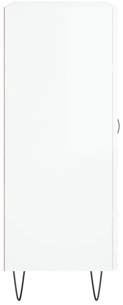 vidaXL Ντουλάπι Γυαλιστερό Λευκό 69,5x34x90 εκ. Επεξεργασμένο Ξύλο