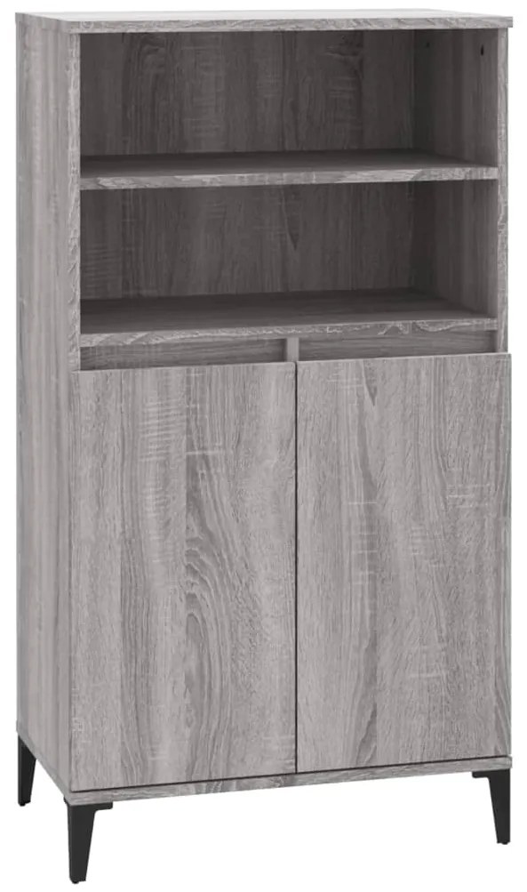vidaXL Ντουλάπι Γκρι Sonoma 60 x 36 x 110 εκ. από Επεξεργασμένο Ξύλο
