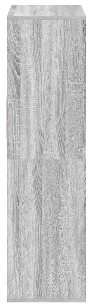 Βιβλιοθήκη Γκρι Sonoma 66x31x112 εκ. από Επεξεργασμένο Ξύλο - Γκρι sonoma