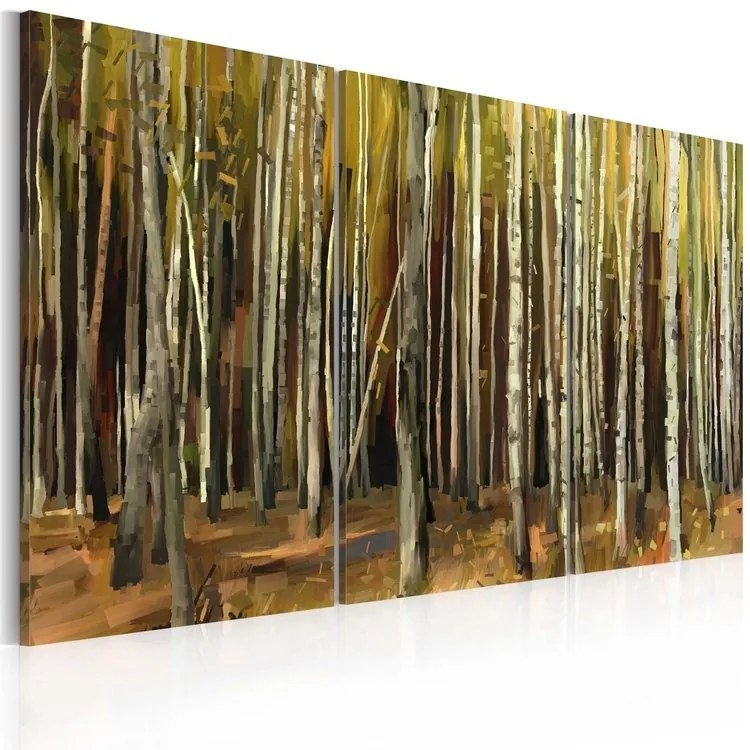 Πίνακας - The mystery of Sherwood Forest - triptych - 90x60