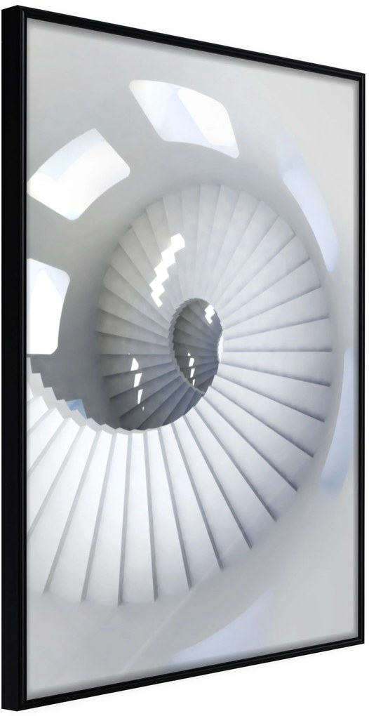 Αφίσα - Spiral Stairs - 20x30 - Μαύρο - Χωρίς πασπαρτού