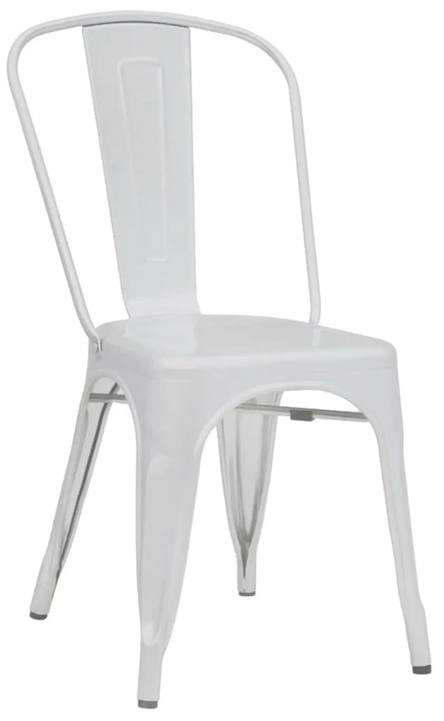 Καρέκλα Relix White Ε5191 45Χ51Χ85 cm Μέταλλο