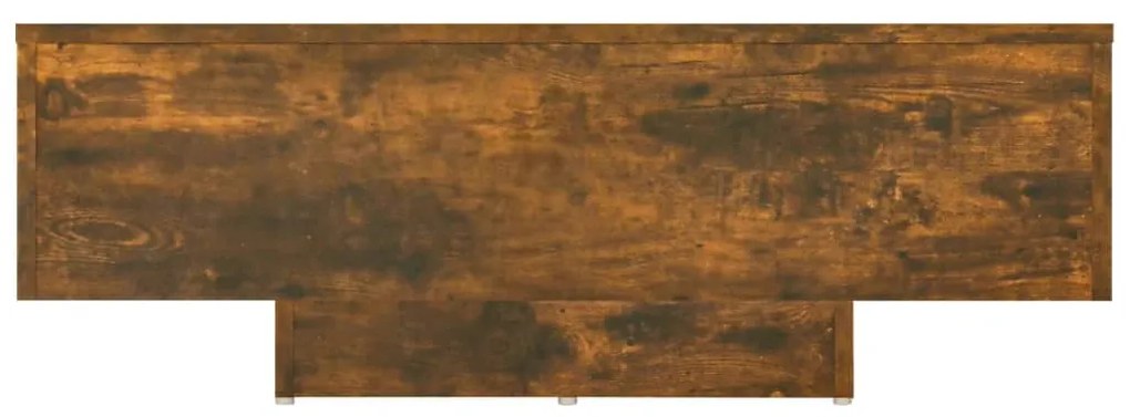 vidaXL Τραπεζάκι Σαλονιού Καπνιστή Δρυς 85x55x31 εκ Επεξεργασμένο Ξύλο