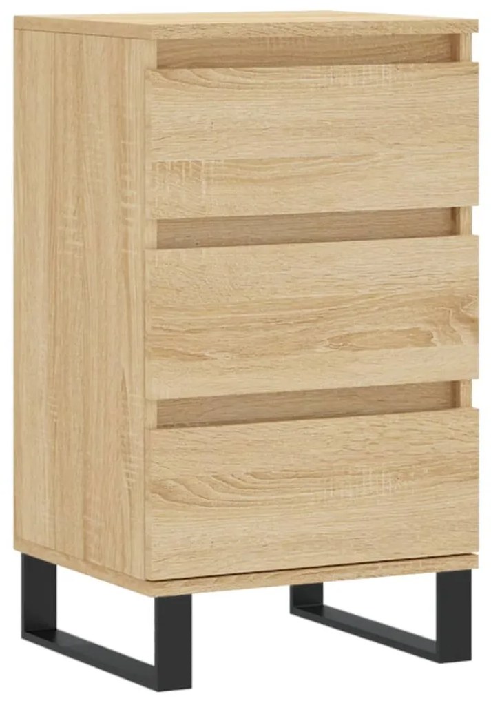 vidaXL Συρταριέρα Sonoma Δρυς 40 x 35 x 70 εκ. από Επεξεργασμένο Ξύλο