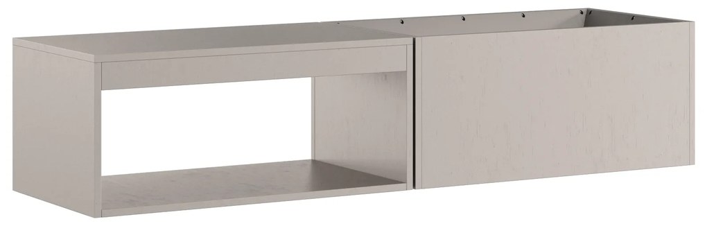 vidaXL Φούρνος με αποθήκευση ξύλων 160x45x35 εκ από weathering steel