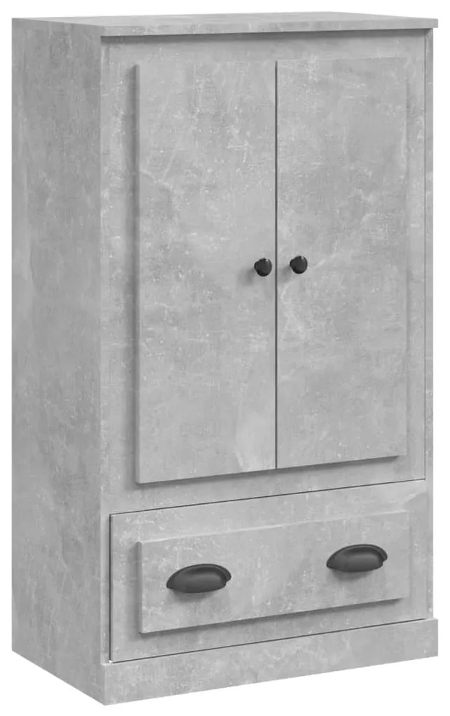 vidaXL Ντουλάπι Γκρι Σκυροδέματος 60x35,5x103,5 εκ. Επεξεργασμένο Ξύλο