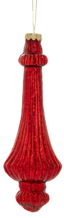 Στολίδι Χριστουγεννιάτικο Κρεμαστό 86105 8x22cm Red