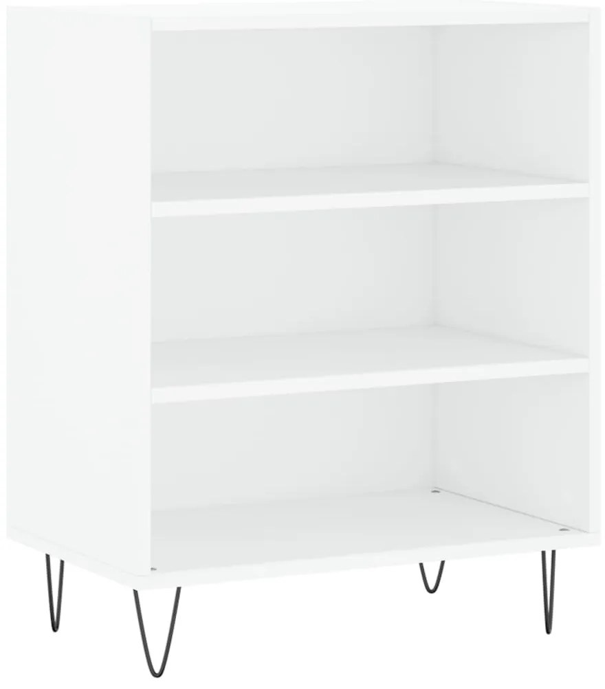 vidaXL Ραφιέρα Λευκή 57 x 35 x 70 εκ. από Επεξεργασμένο Ξύλο