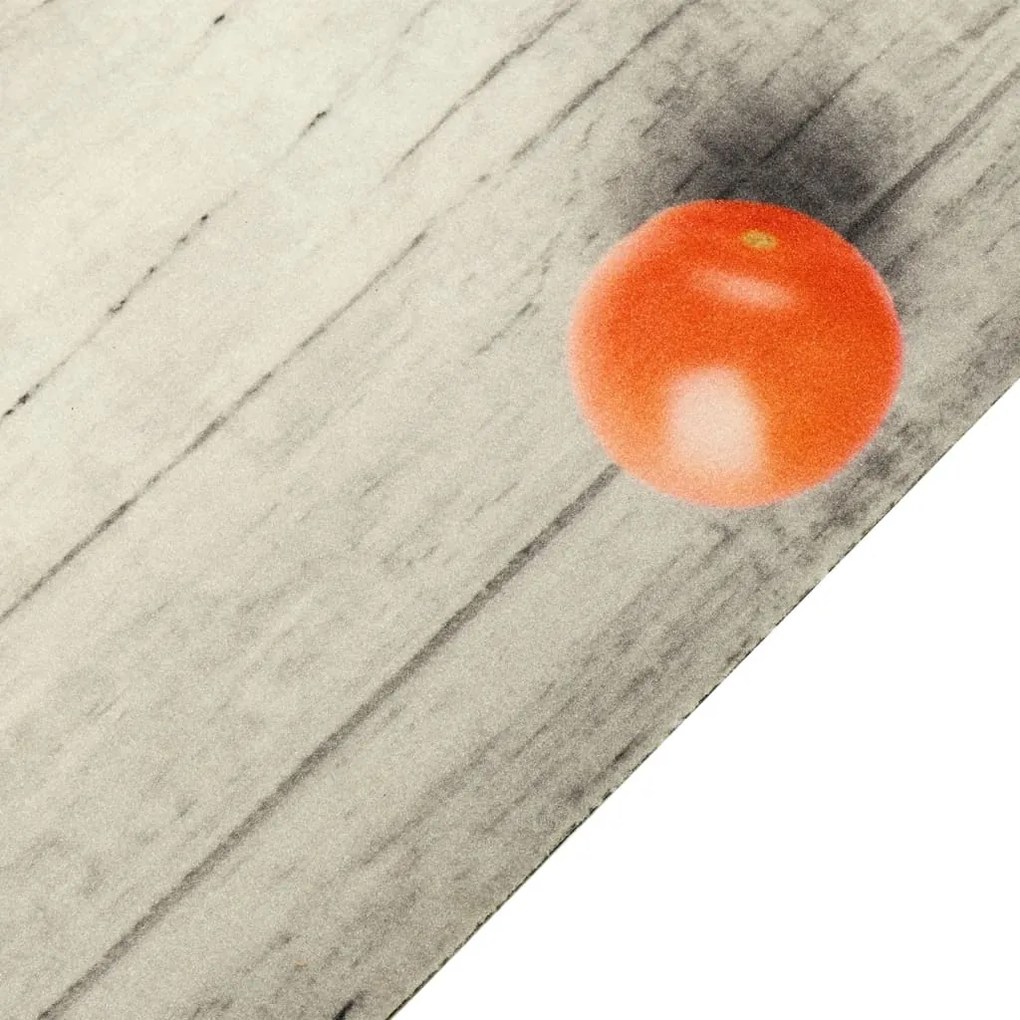 vidaXL Χαλί Κουζίνας Πλενόμενο Σχέδιο Tomatoes 45 x 150 εκ. Βελούδινο