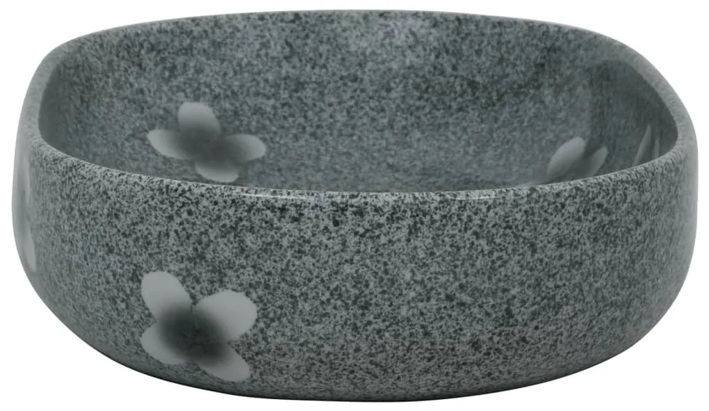 vidaXL Νιπτήρας Οβάλ Μπλε 59x40x14 εκ. Κεραμικός