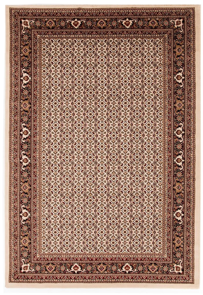 Κλασικό Χαλί Teheran 3924 CREAM BLACK Royal Carpet - 67 x 500 cm - 11TEH3924CB.067500