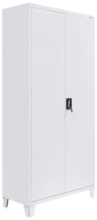 Ντουλάπα Everet Fylliana Μεταλλική Λευκό 90x40x190 εκ. 90x40x190 εκ.