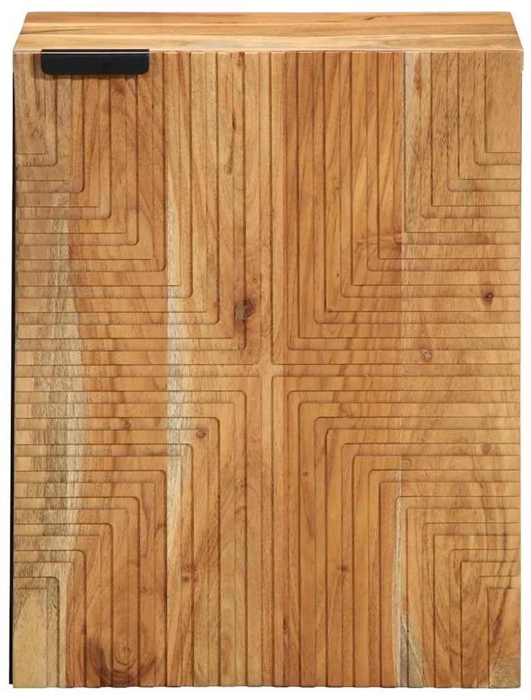 vidaXL Κρεμαστή Ντουλάπα Μπάνιου με ράφι Καφέ 38 x 33.5 x 48 εκ.