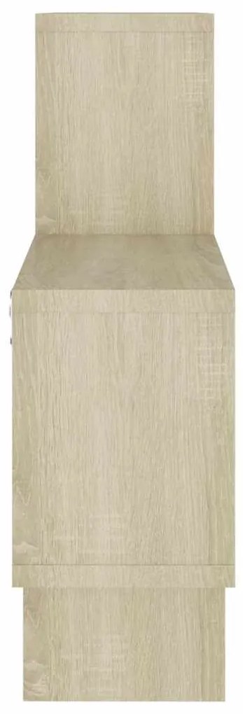vidaXL Ράφι Τοίχου Σχήμα Αυτοκιν. Sonoma Δρυς 82x15x51 εκ. Επεξ. Ξύλο