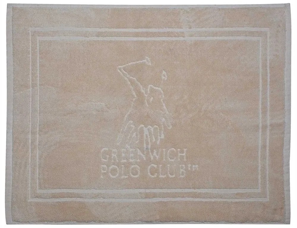 Ταπέτο Μπάνιου 3038 Beige Greenwich Polo Club 50X70 50x70cm 100% Cotton