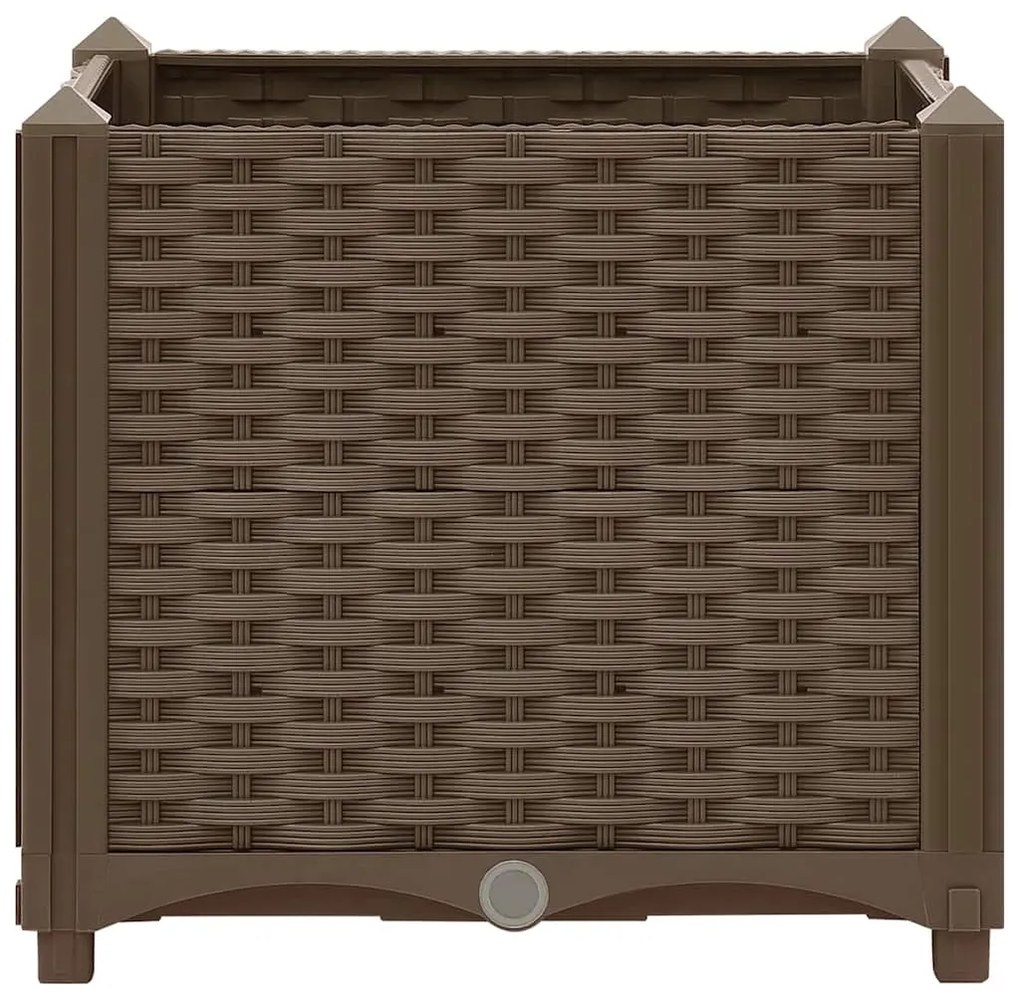 vidaXL Ζαρντινιέρα 40 x 40 x 38 εκ. από Πολυπροπυλένιο