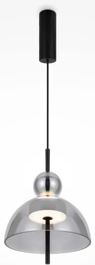Κρεμαστό Φωτιστικό Οροφής LED 12W Γυαλί 32cm Bangkok Maytoni-MOD185PL-L6B3K4-Φιμέ/Smoke MOD185PL-L6B3K4
