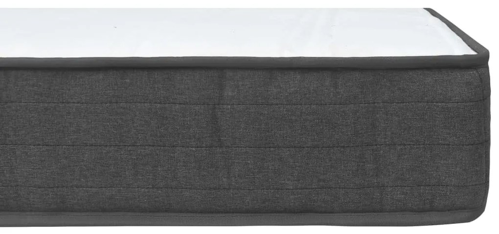 ΚΡΕΒΑΤΙ BOXSPRING ΣΚΟΥΡΟ ΓΚΡΙ 140 X 200 ΕΚ. ΥΦΑΣΜΑΤΙΝΟ 3054798