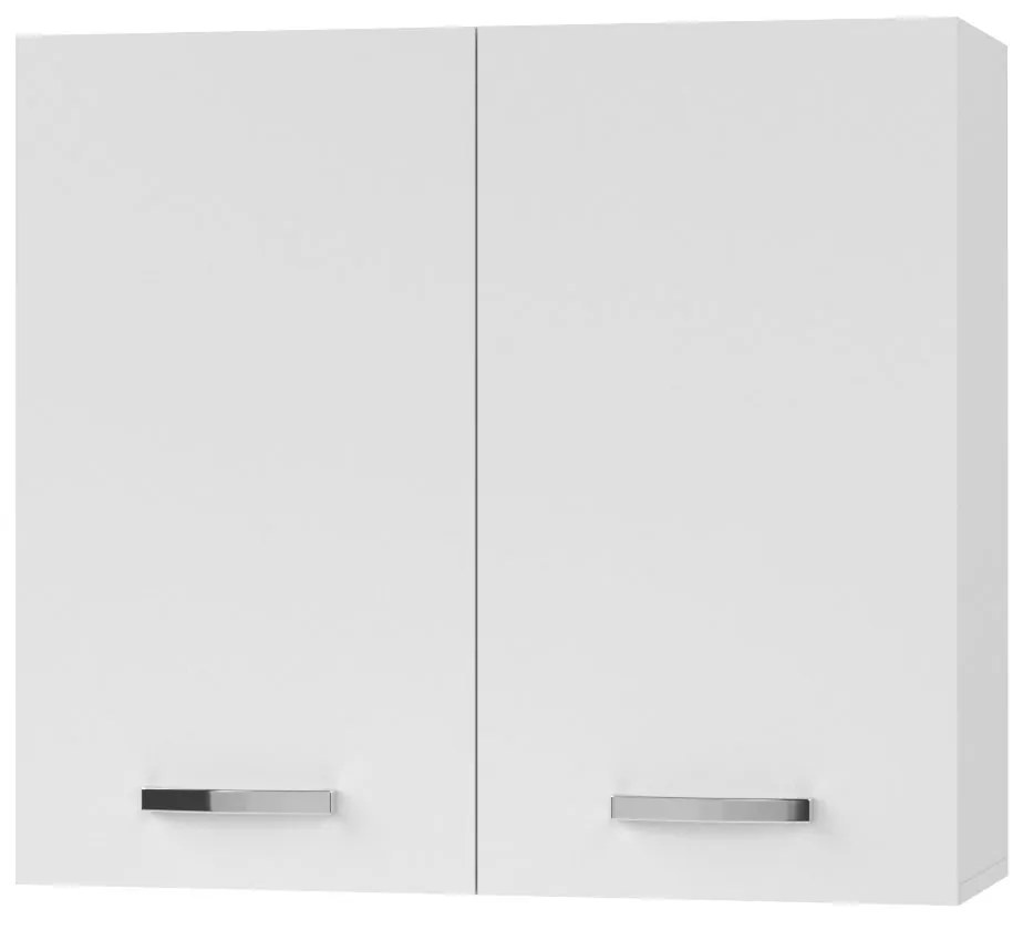 CHARLOTΤE Πάνω Ντουλάπι 80x30.5x71.8εκ με μεταλλικά χερούλια Λευκό - SO-CV80W - SO-CV80W