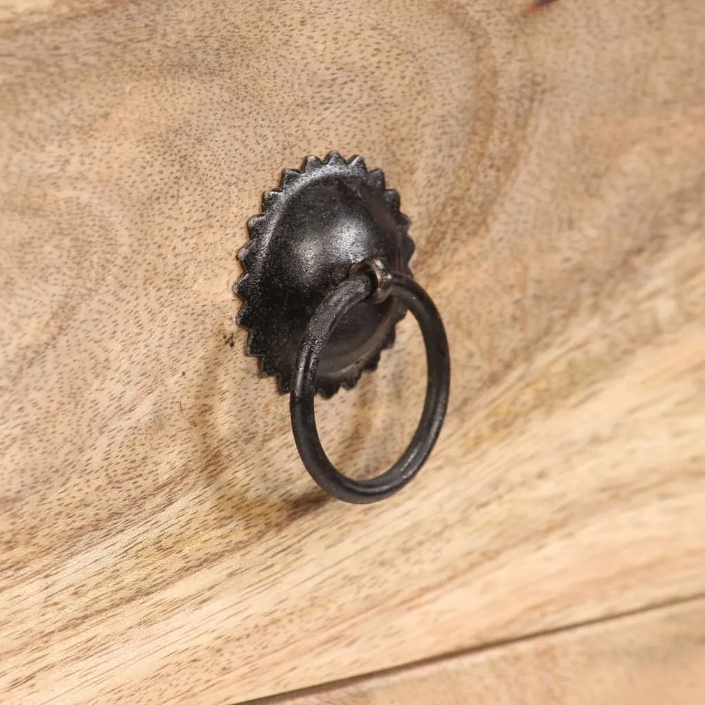 vidaXL Τραπέζι Βοηθητικό 65x40x76 εκ. από Μασίφ Ξύλο Μάνγκο