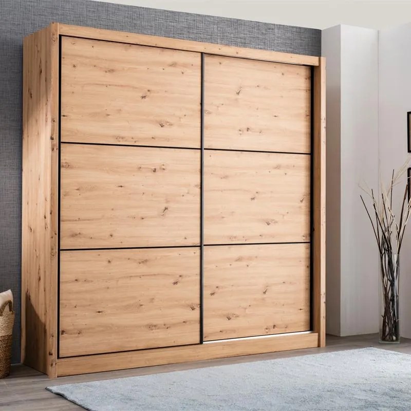 Ντουλάπα Navara 215 Artisan Oak 213x60x215,5εκ. 213x60x215.5 εκ.