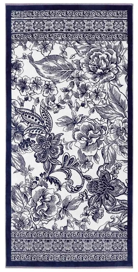 Πετσέτα Θαλάσσης Capodimonte Blue Bassetti Θαλάσσης 90x180cm 100% Βαμβάκι