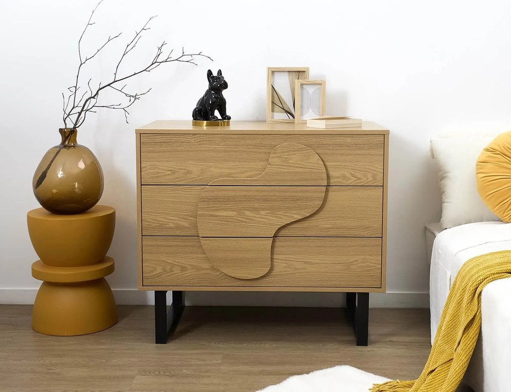 Συρταριέρα Calypso Home Deco Factory με διαστάσεις 90x49x79cm