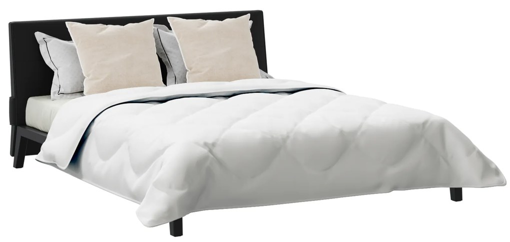 vidaXL Πάπλωμα με μαξιλάρι 3 pcs Λευκό 240 x 200 cm Μικροΐνες